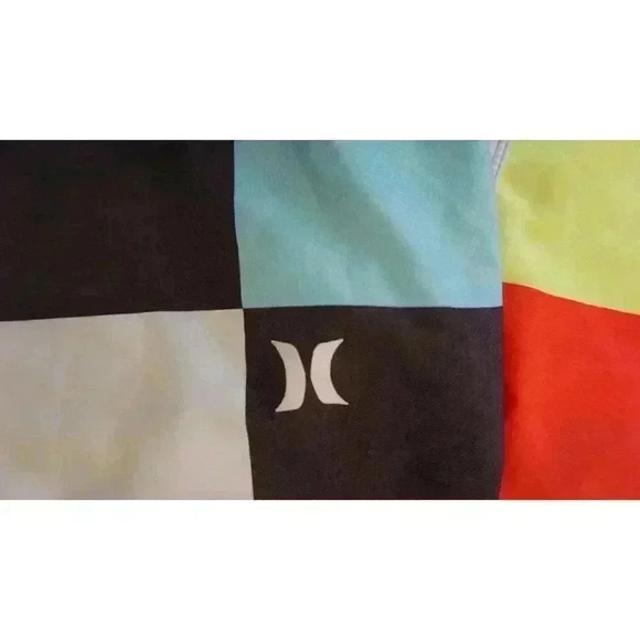 Hurley Mens Multi-Color Plaid Board Shorts Size 33 - Picture 7 of 16